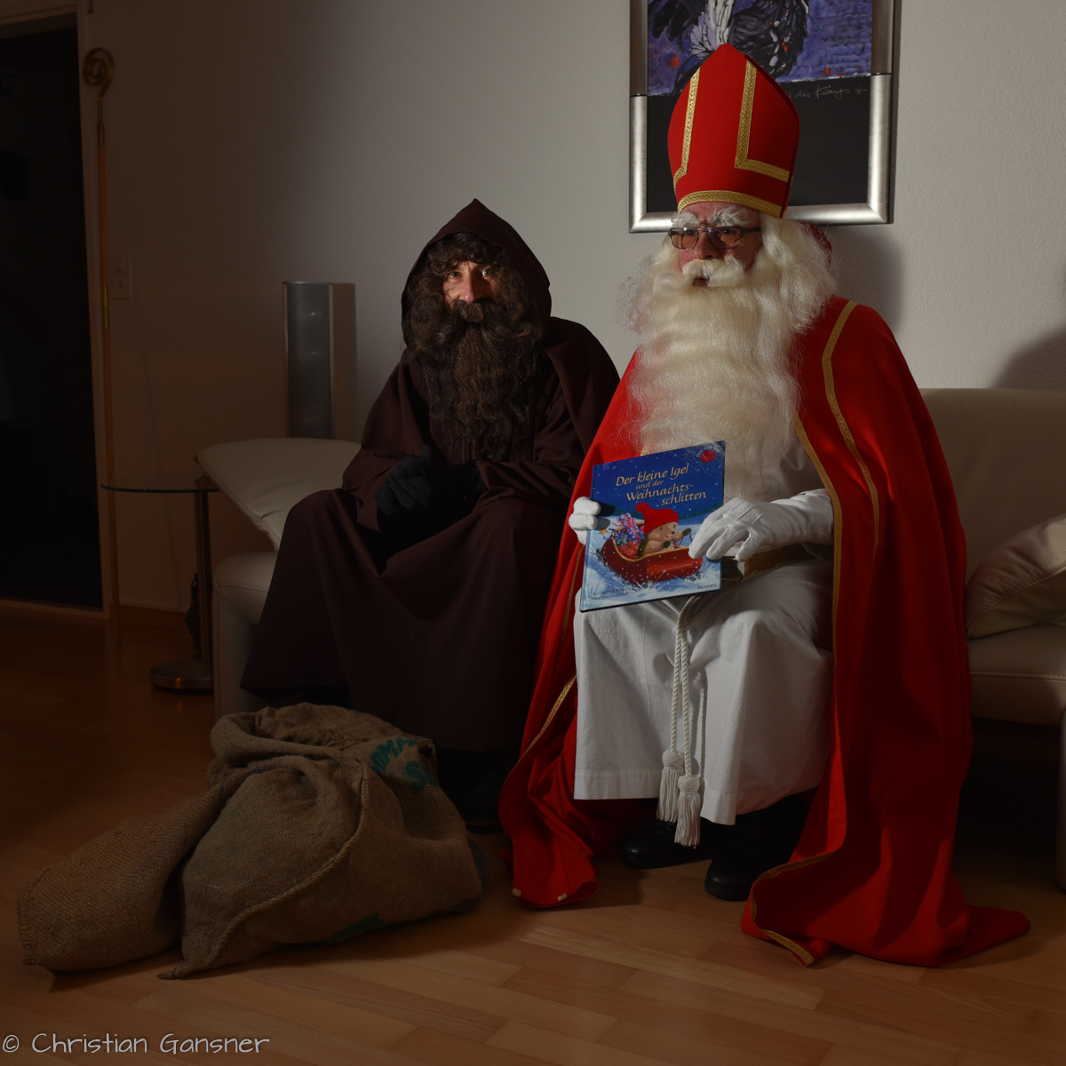 Der Samichlaus macht eine tolle Figur 