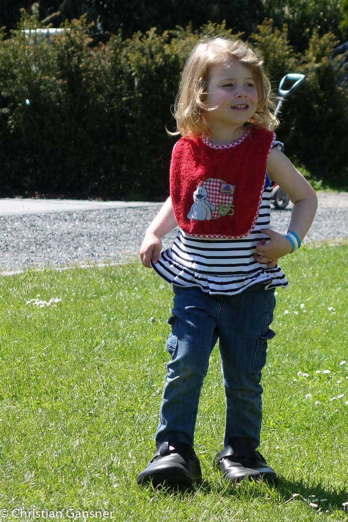 ich komme die Schuhe wechseln  