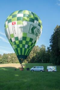 aufgerichteter Ballon