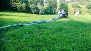 Ballonhülle auslegen