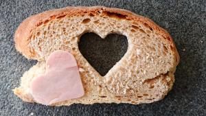Schinken - Brot - Herz
