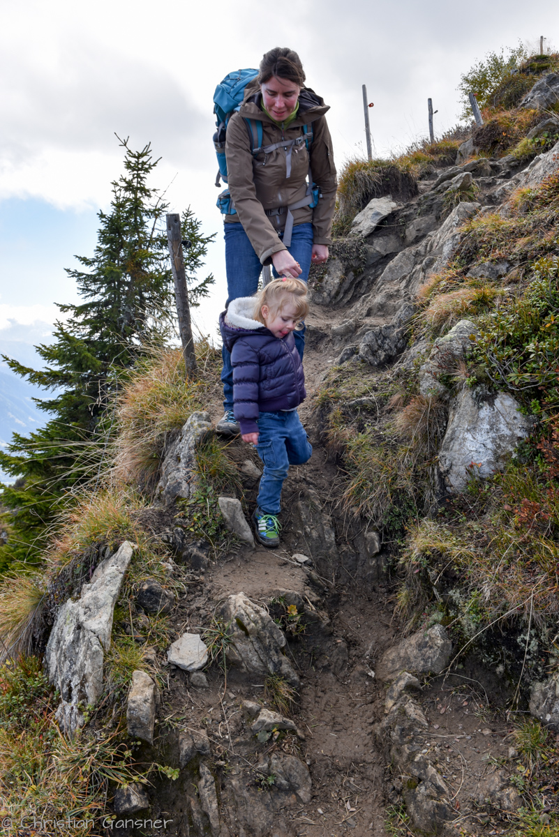 Hoppla, das ist aber steil  