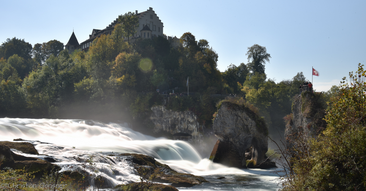 Rheinfall - etwas erhöhte Position 