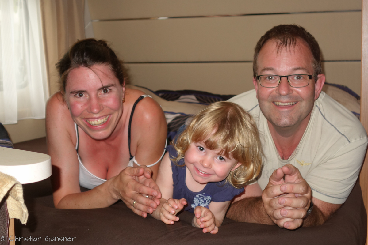 Spass beim Zwischenstopp                   