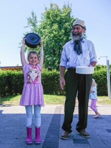 Mühlespiel mit Grosspapa